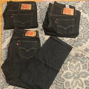 Black 501 Levi’s for sale